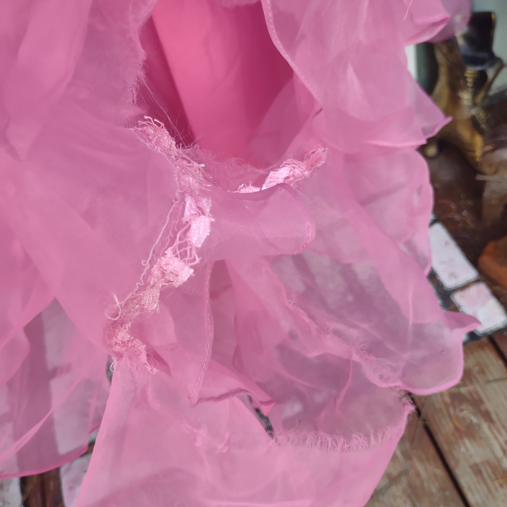 Pink Ruffled Ball Gown - Picture 7 of 10
